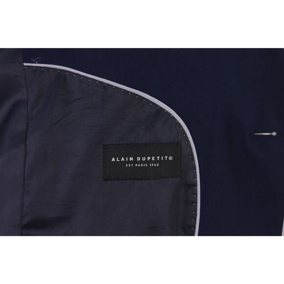 Alain Dupetit Dark Royal Navy Blue 2-Btn Modern Fit Suit 44R - Picture 8 of 10